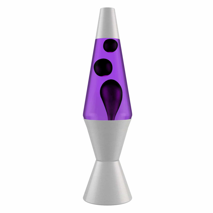 14.5'' LAVA LAMP - BLACK & PURPLE Select 2-0032
