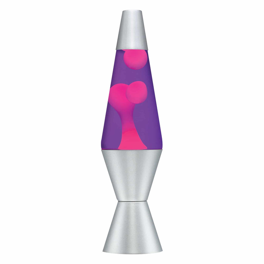 14.5" LAVA LAMP - PINK/PURPLE/SILVER Studio 2-0024