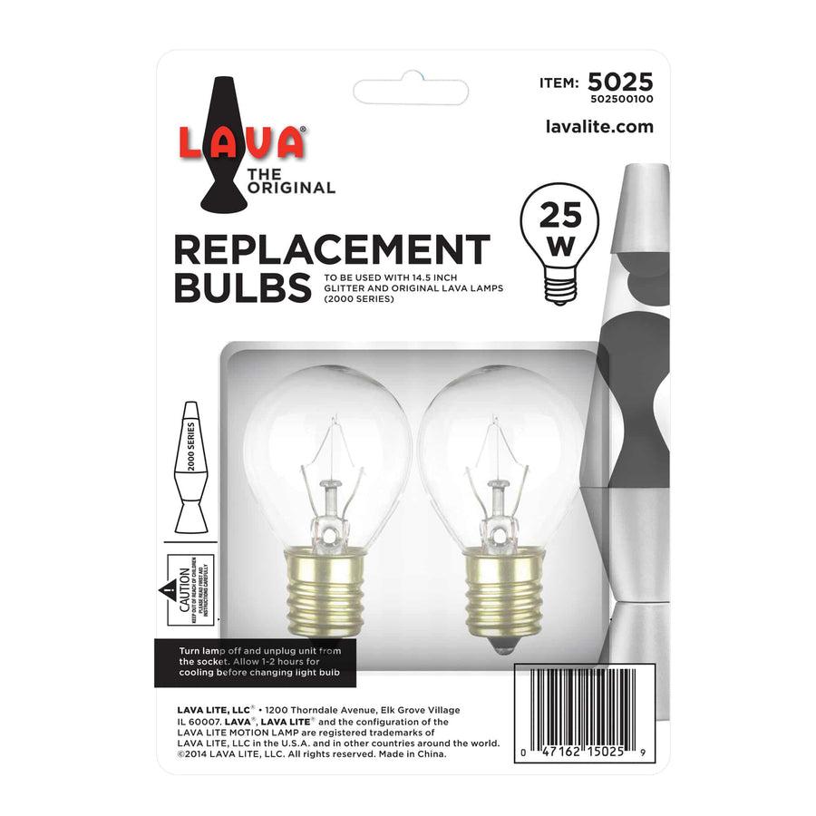 25W LAVA LAMP LIGHT BULB W/TRAY Select 2-0012