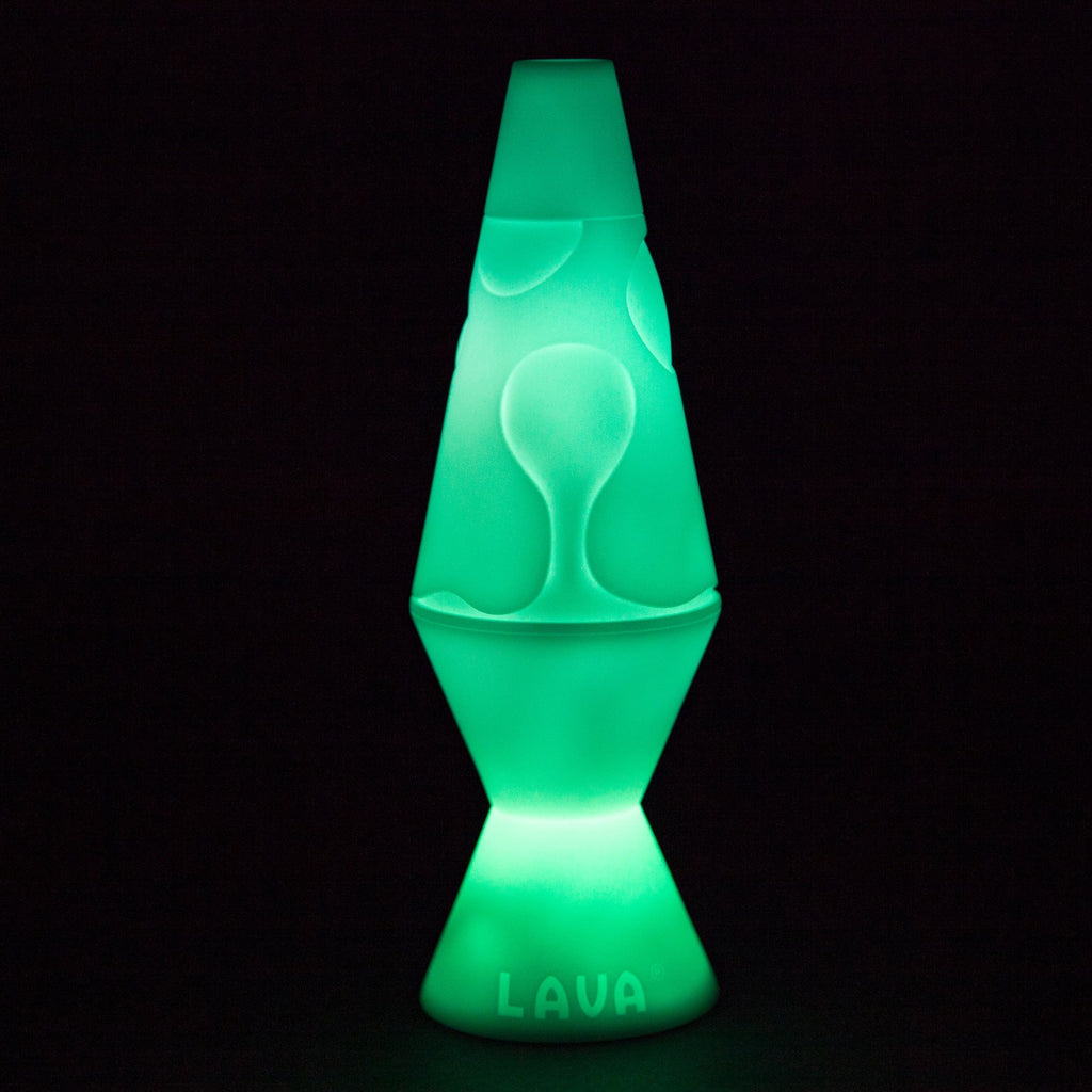 Led LAVA� Lamp - On Green